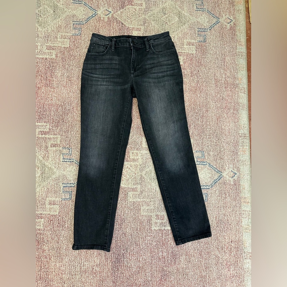 Joes jeans mid rise ankle straight vintage black wash size 27/4